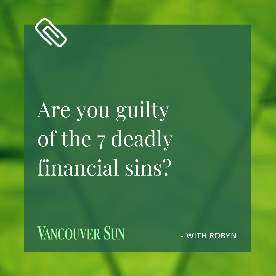 Vancouver Sun - 7 deadly sins
